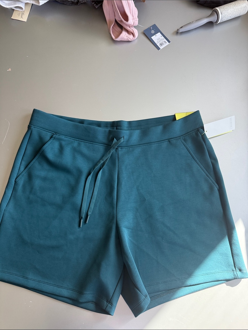 all in motion Deep Teal Drawstring Athletic Shorts